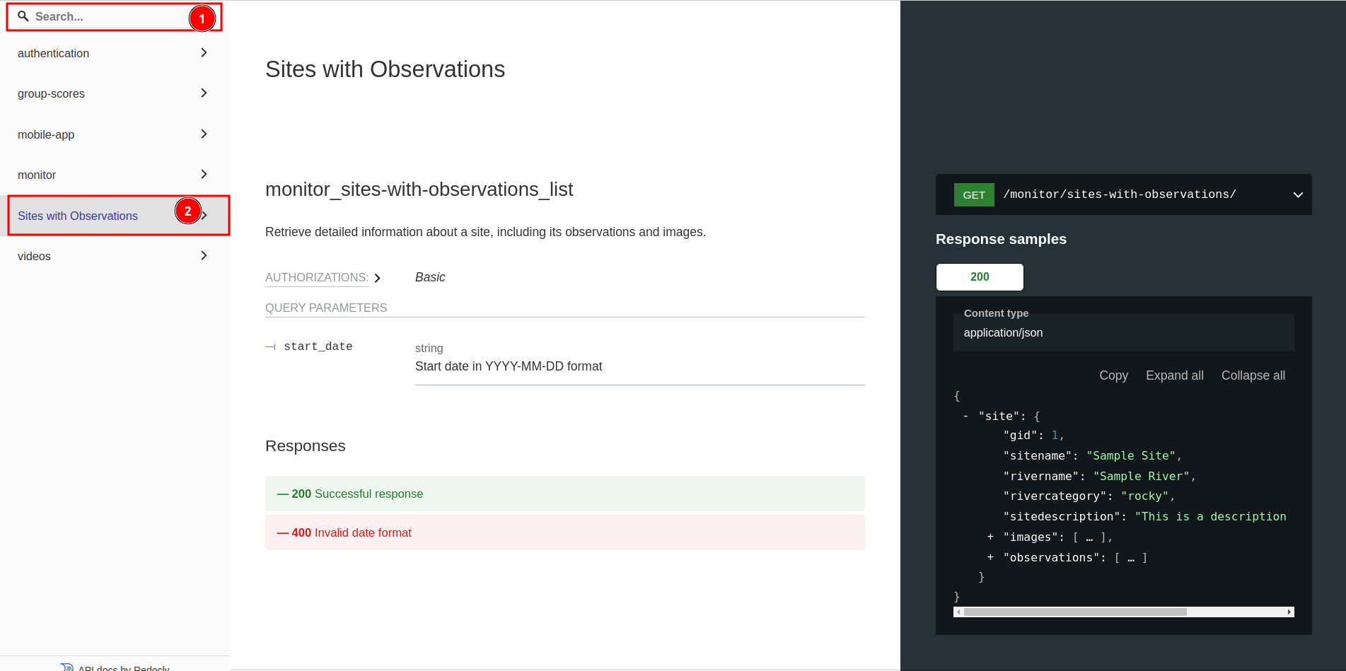 Access Redoc